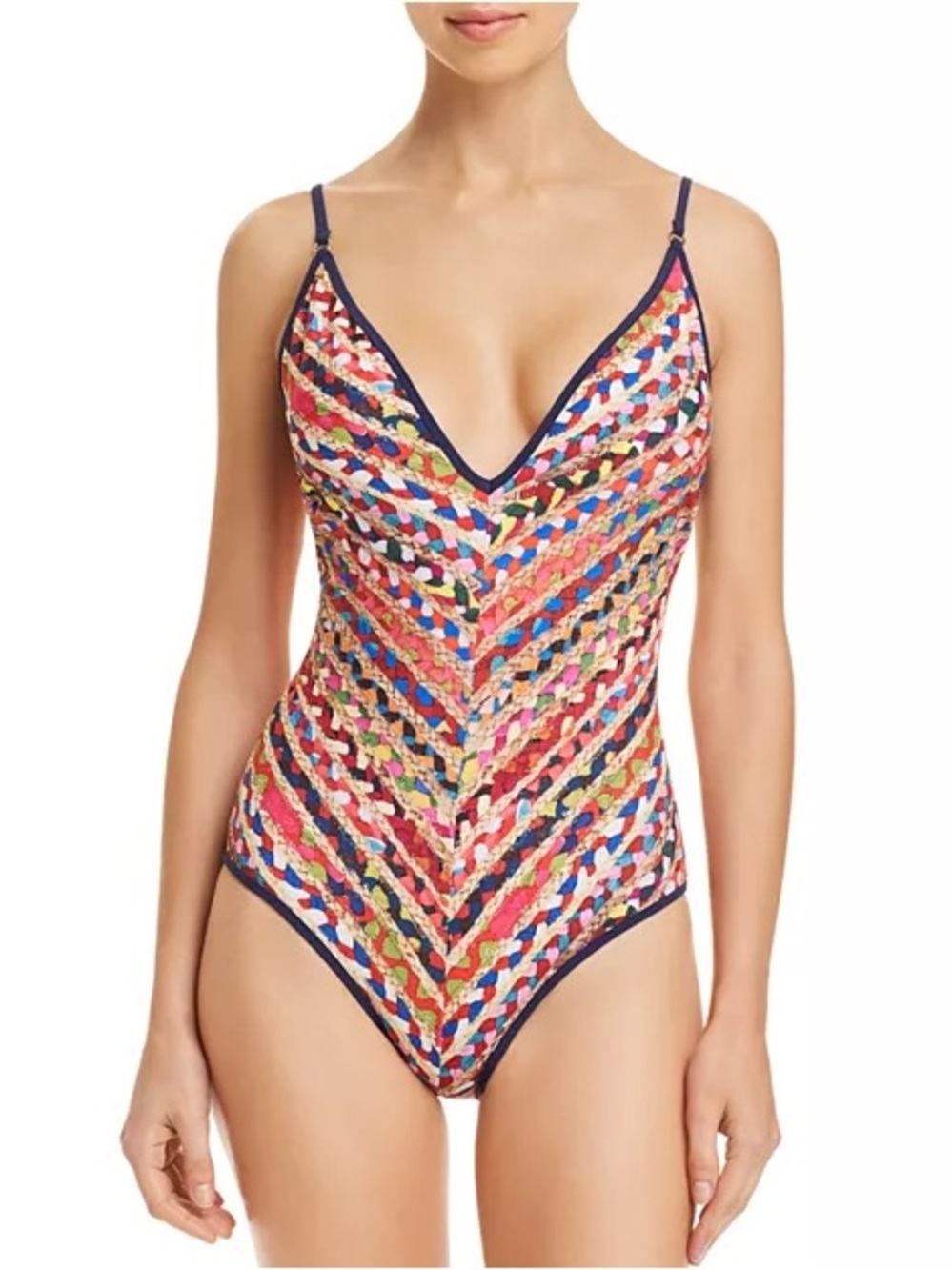 Sam Edelman Raffia One Piece Swimsuit Size XS BNWT